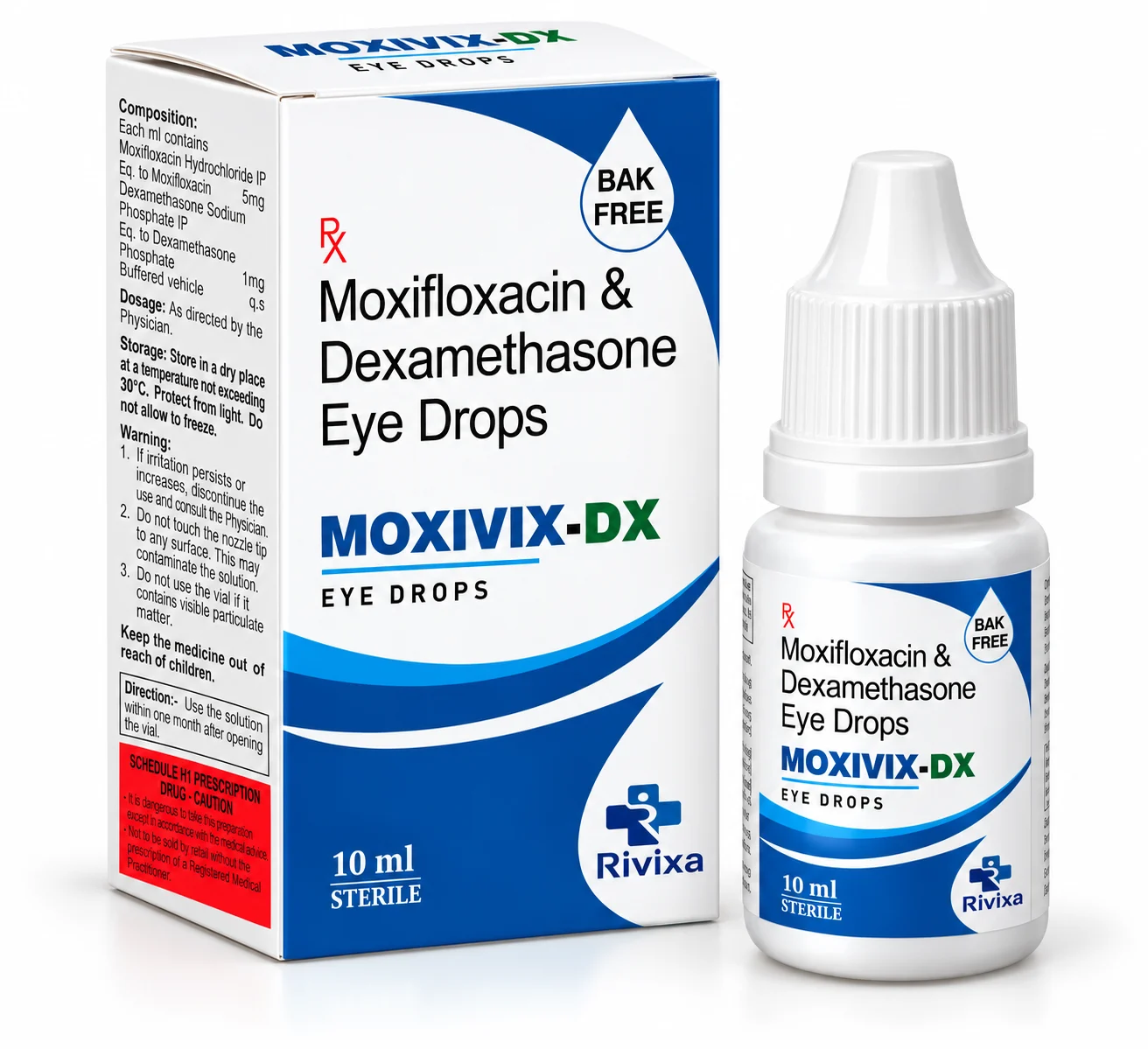 MOXIVIX-DX eye drops — illustrative carton and bottle presentation